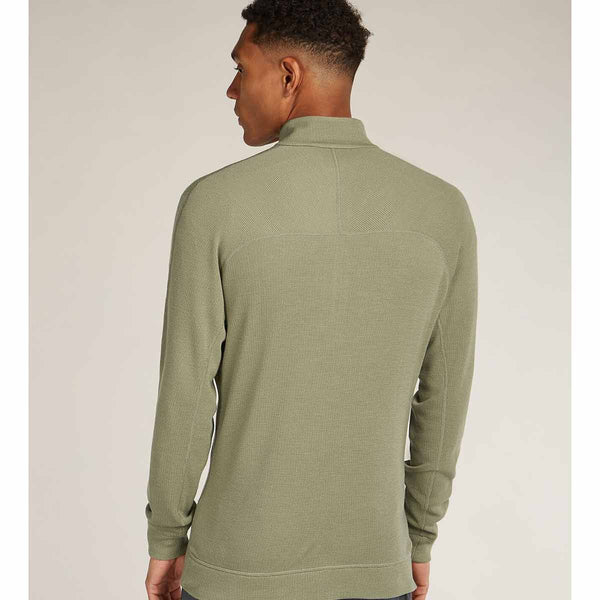 Mens 260 Waffle Knit Wander Half Zip Top