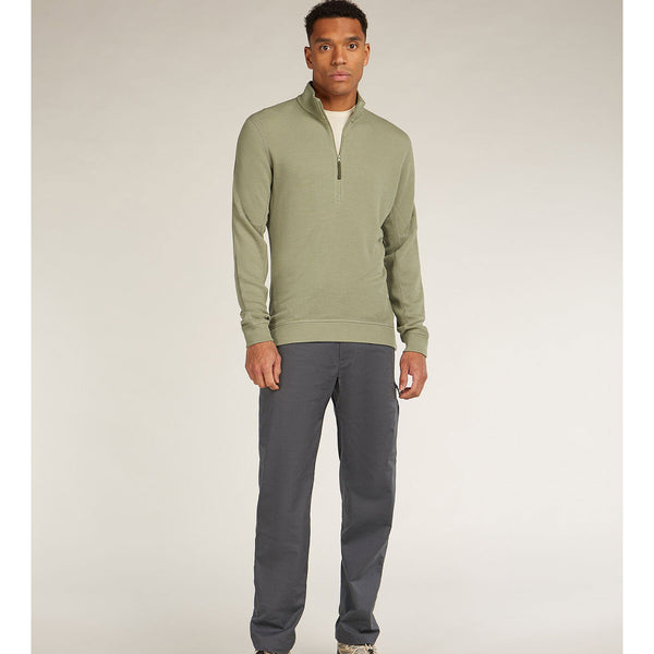 Mens 260 Waffle Knit Wander Half Zip Top