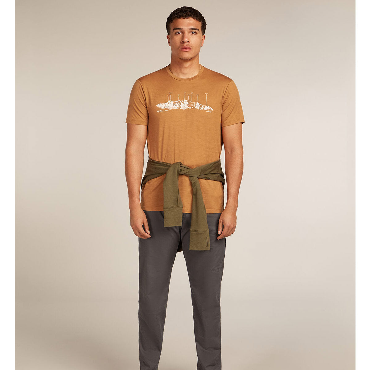 Mens Merino 150 Tech Lite SS Tee The Peaks