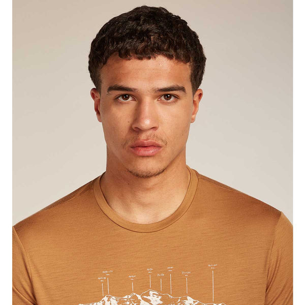 Mens Merino 150 Tech Lite SS Tee The Peaks
