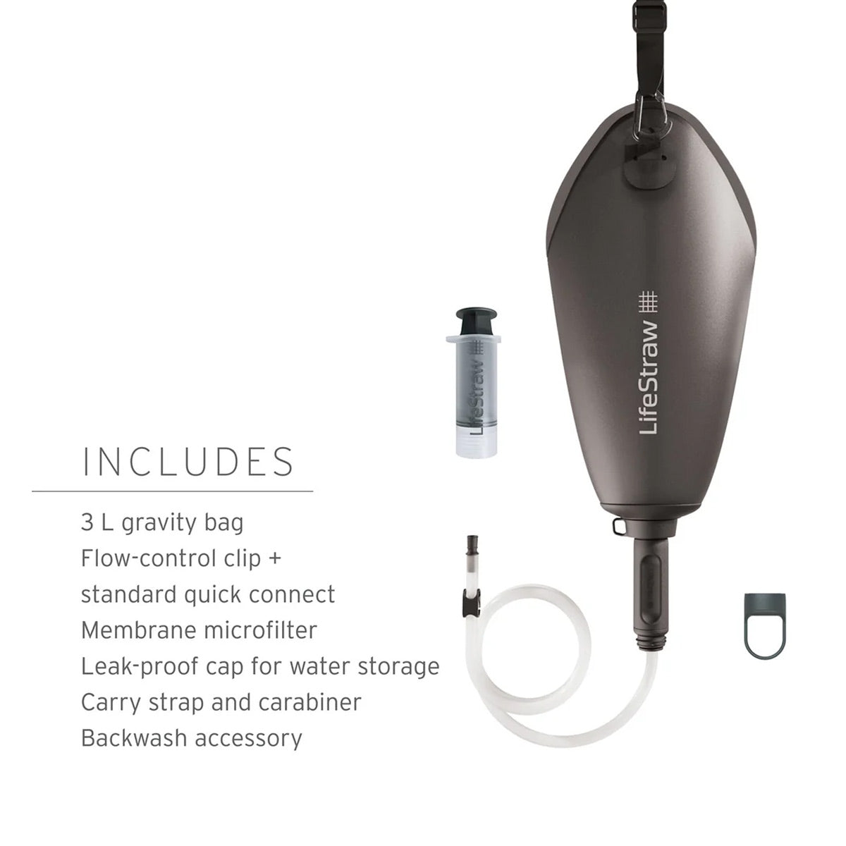 Gravity Water Filter System 3L