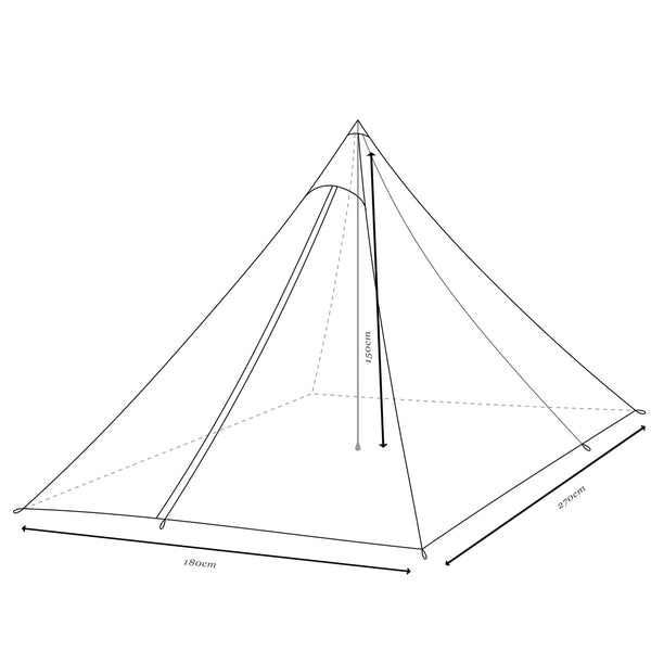Hypermid 2 Ultra light Pyramid Tent