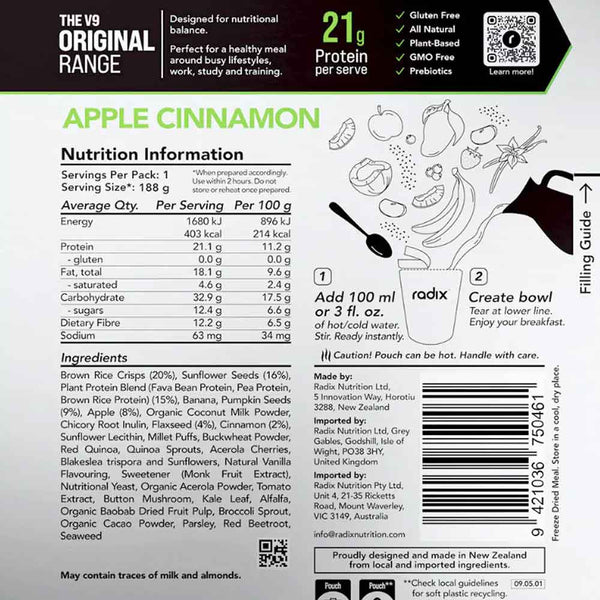 Apple & Cinnamon Breakfast Meal