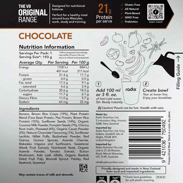 Chocolate Breakfast Meal
