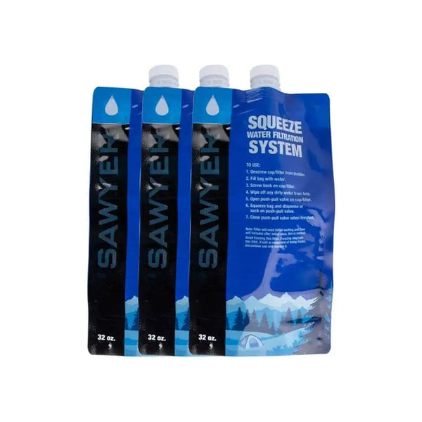 3 Pack Squeezable Pouch 1Litre