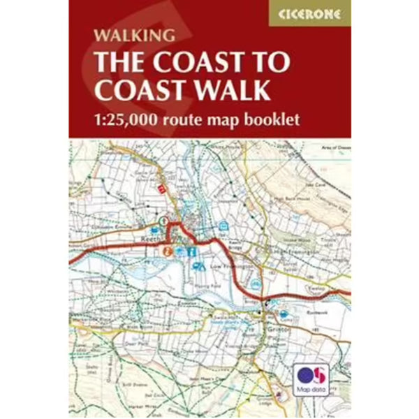 Walking the Coast to Coast Walk Topographical Route Map Booklet