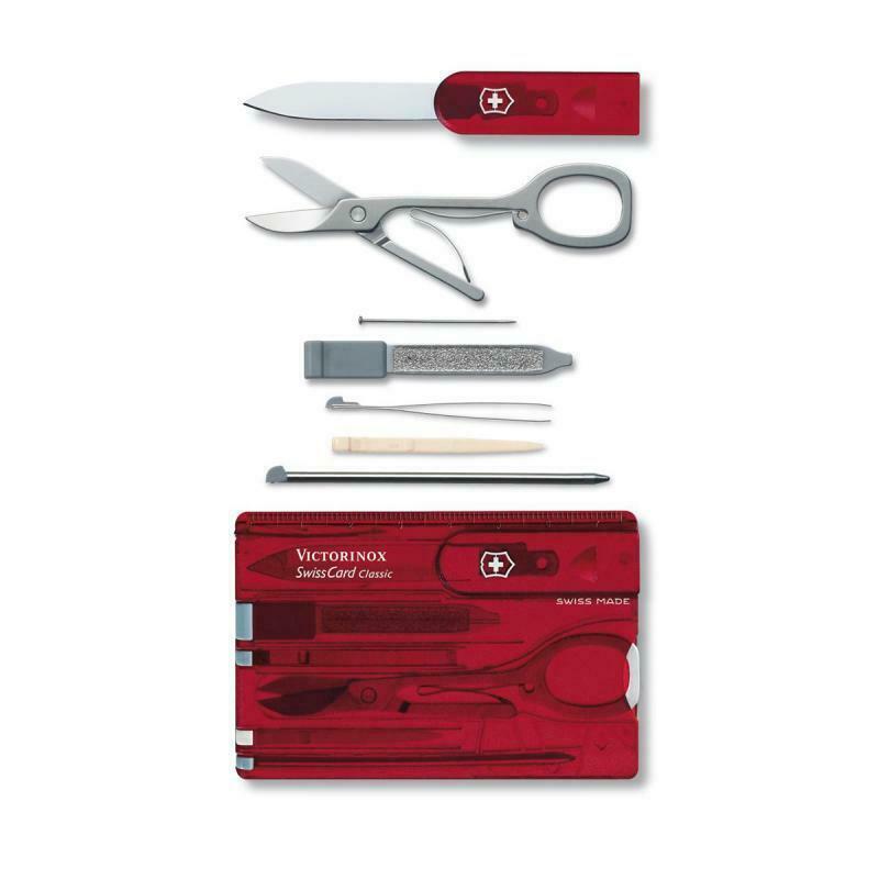 Swiss Card Ruby Clam pack 0.7100 Swiss Army Knife