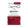 Swiss Card Ruby Clam pack 0.7100 Swiss Army Knife