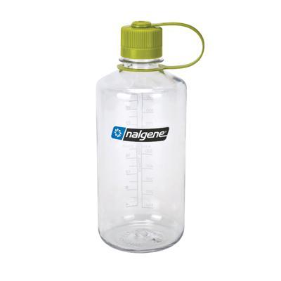Nalgene Clear w/ Green Narrow Mouth Tritan - 1000 ml