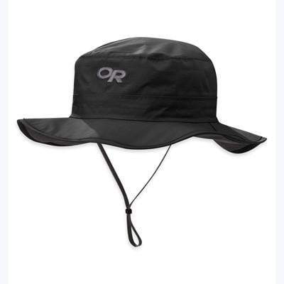 Outdoor Research Medium / Black Helios Rain Hat - Unisex