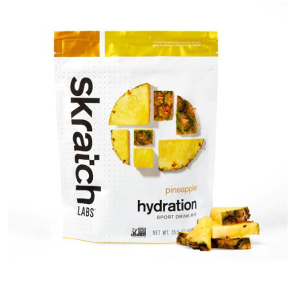 Sport Hydration Drink Mix, Pineapple, 20-Serving Resealable Pouch