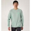 Kragg SL Cotton Bird Tile Long Sleeve Mens