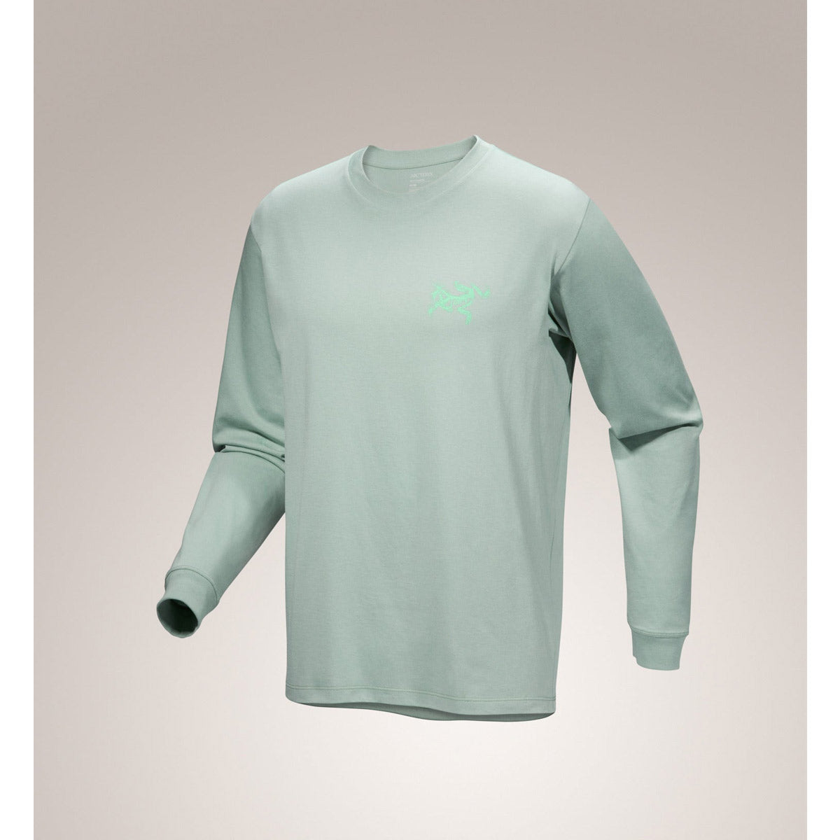 Kragg SL Cotton Bird Tile Long Sleeve Mens