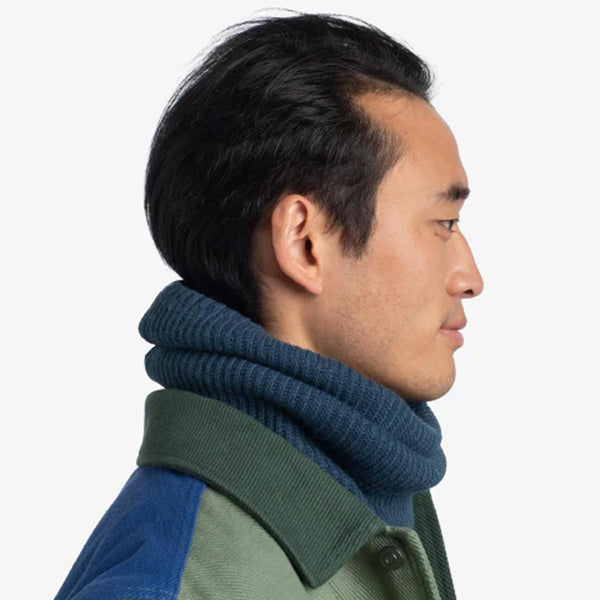 Knitted & Fleece Buff Neck Warmer