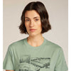 Womens Merino 150 Tech Lite SS Crop Tee The Climb