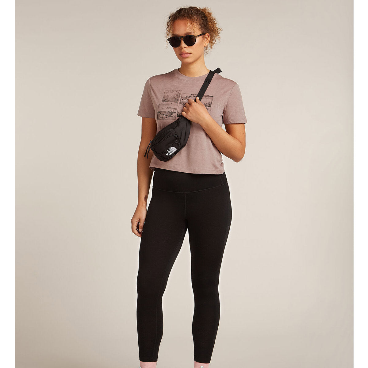 Womens Merino 150 Tech Lite SS Crop Tee The Climb