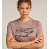 Womens Merino 150 Tech Lite SS Crop Tee The Climb