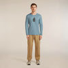 Mens 200 Oasis Long Sleeve Crewe Bear Tour