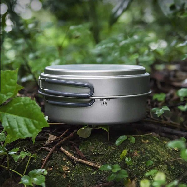 2 Piece Titanium Pot Set