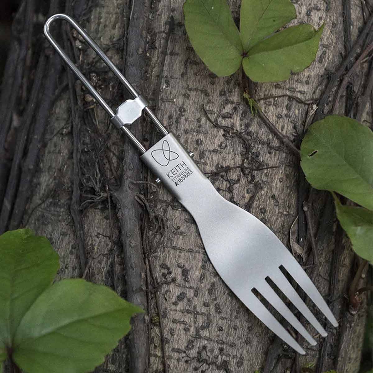 Titanium Folding Fork