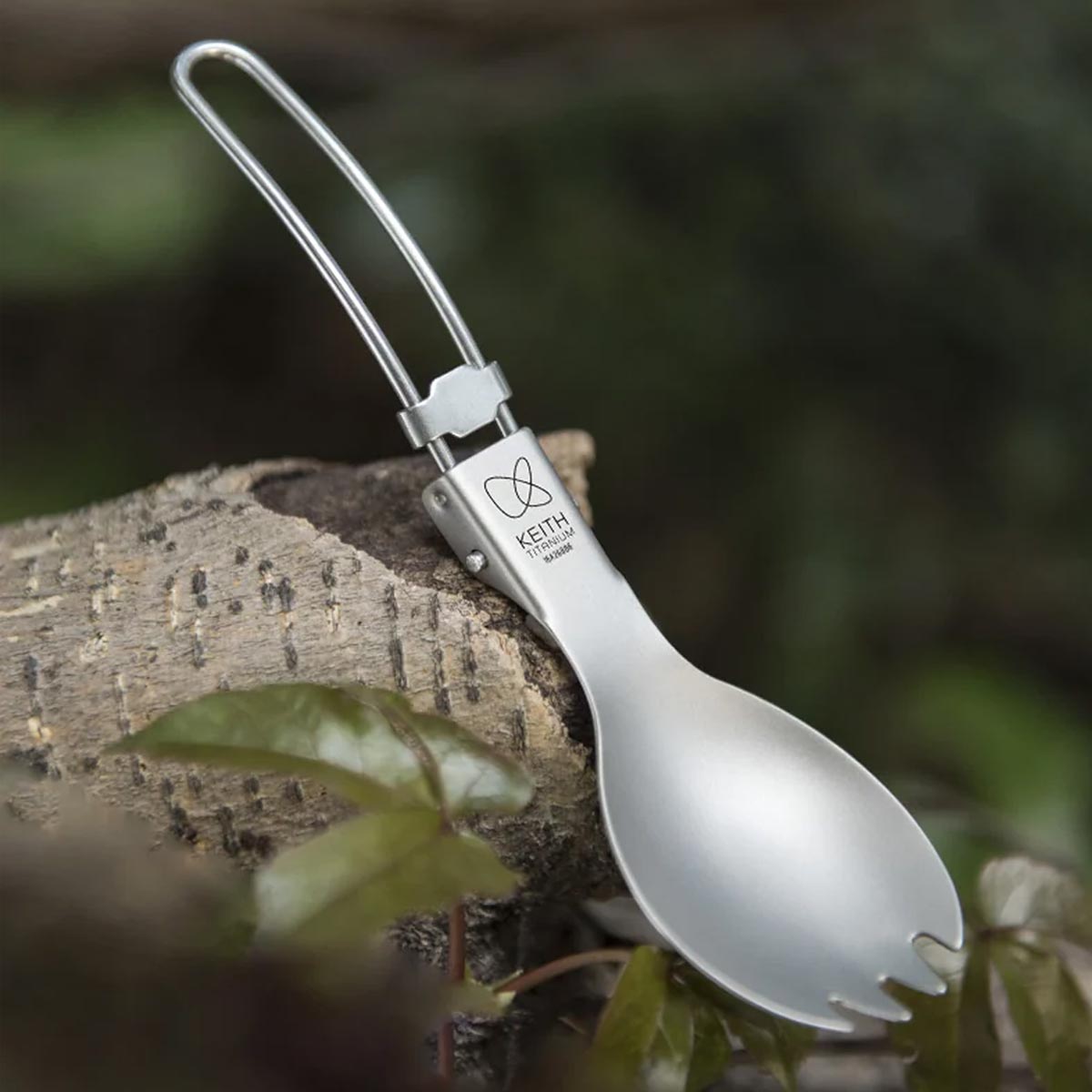 Titanium Folding Spork