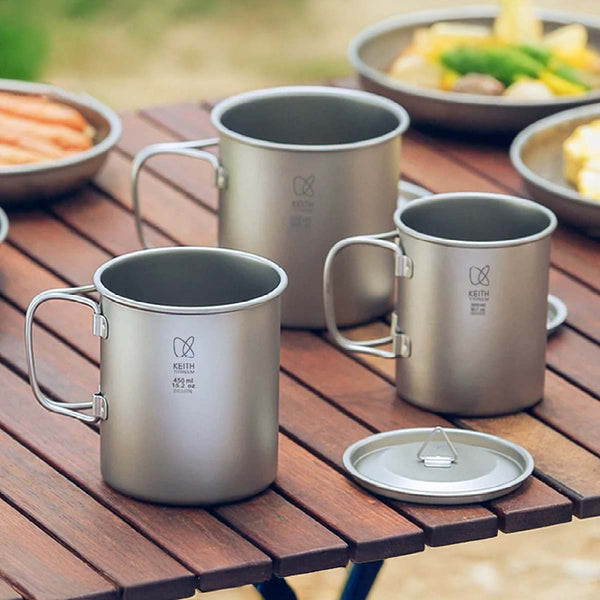Titanium Mug with Lid