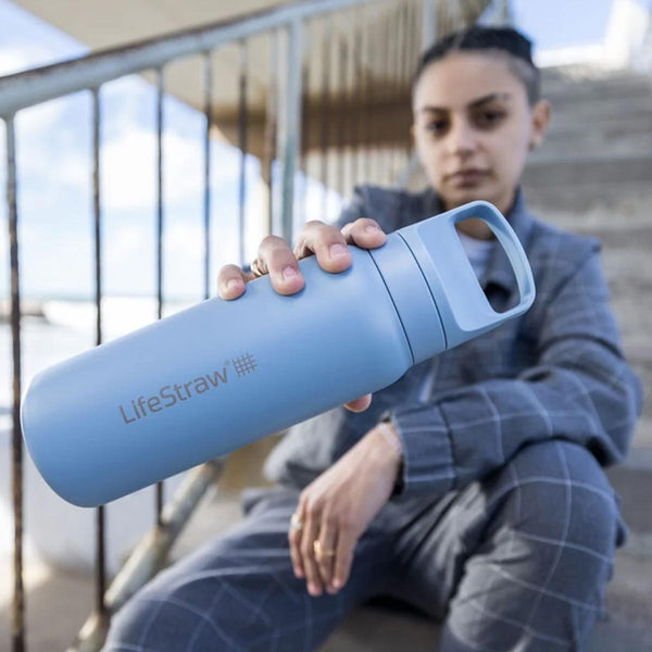 Go 2.0 Stainless Water Filter Bottle 1L