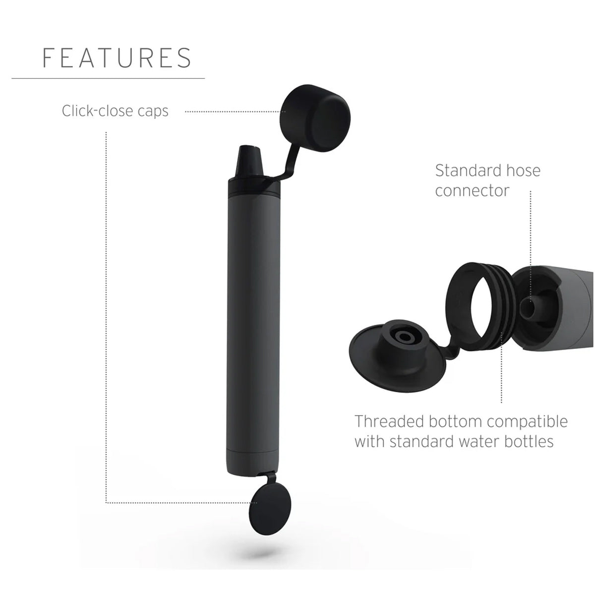 Peak Series Water Filter Straw