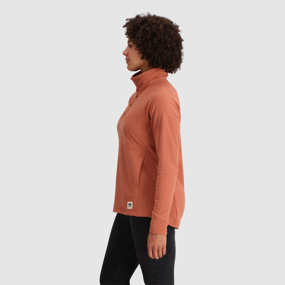 Trail Mix Snap Pullover Fleece Womens