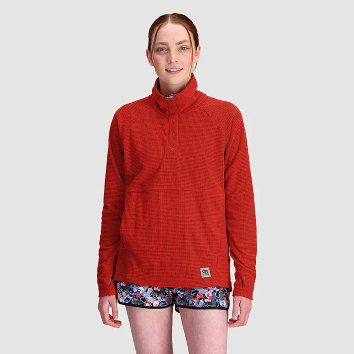 Trail Mix Snap Pullover Fleece Womens