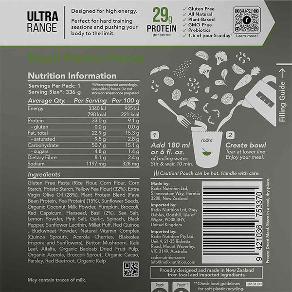 Plant-Based Basil Pesto Pasta Meal