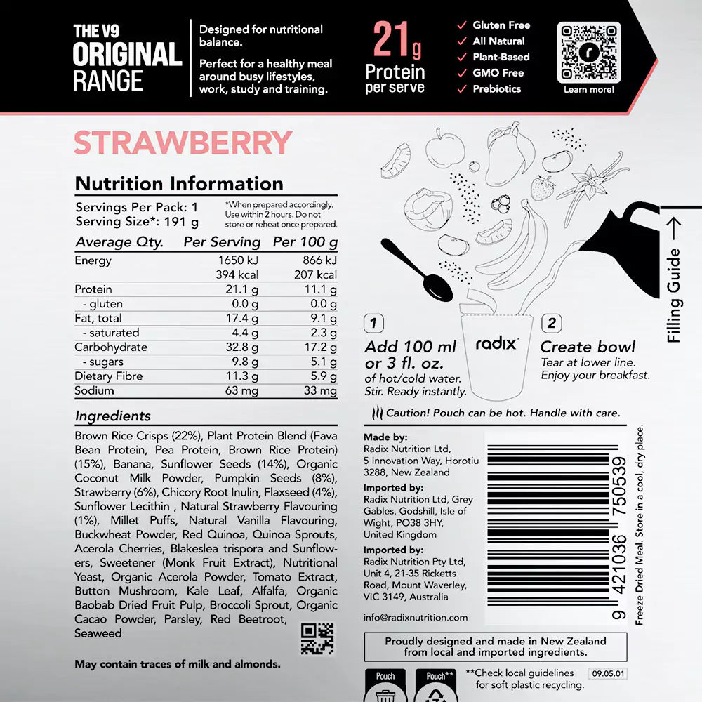 Plant Based - Strawberry - Original 400 Breakfast