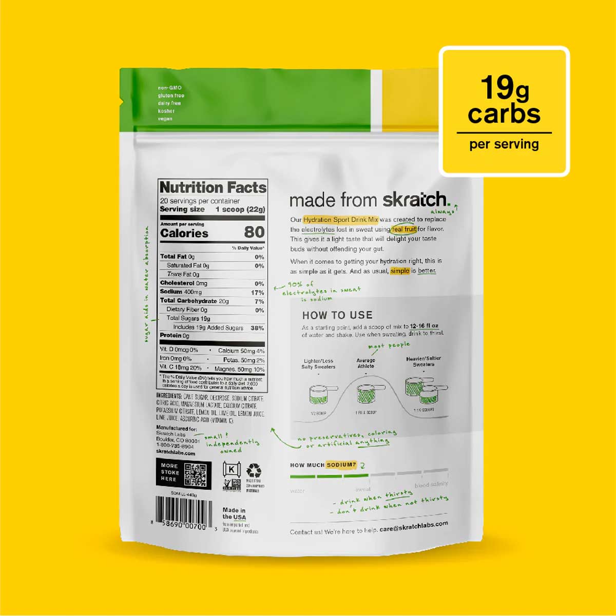 Sport Hydration Mix - Lemons and Limes