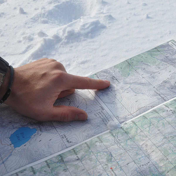 Snowy Mountains Tyvek Topo Map (2nd Edition)