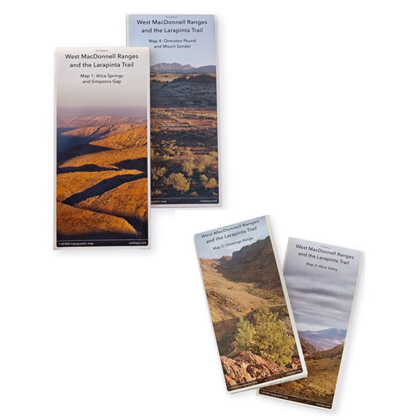 West MacDonnell Ranges and Larapinta Trail Map Kit