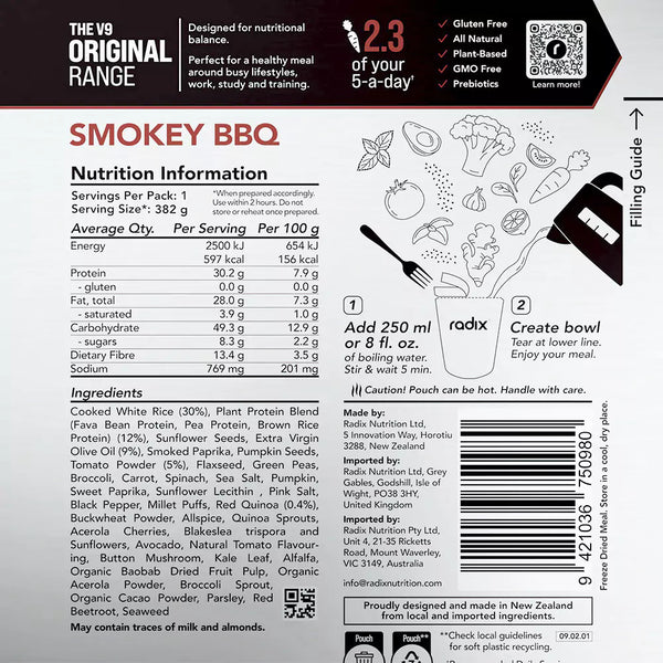 Plant Based - Smokey Barbecue - Original 600 Meal