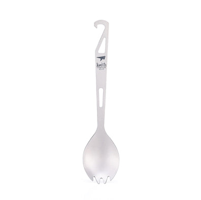 Titanium Spork with Bottle Opener