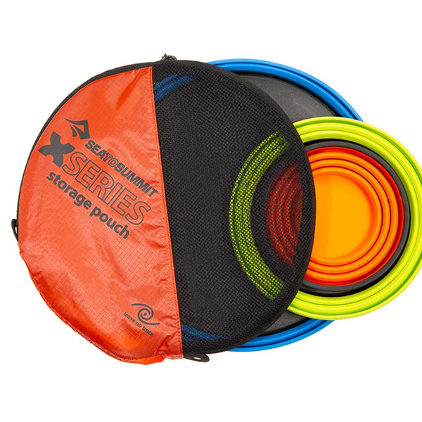 Xset 3Pc-PlateBowlMugandPouch