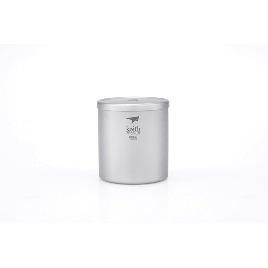 Double-Wall Titanium Mug with Lid - 3302