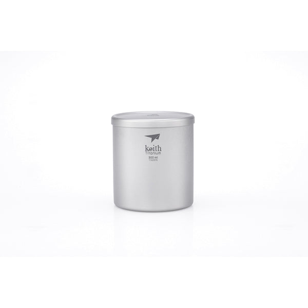 Double-Wall Titanium Mug with Lid - 3302