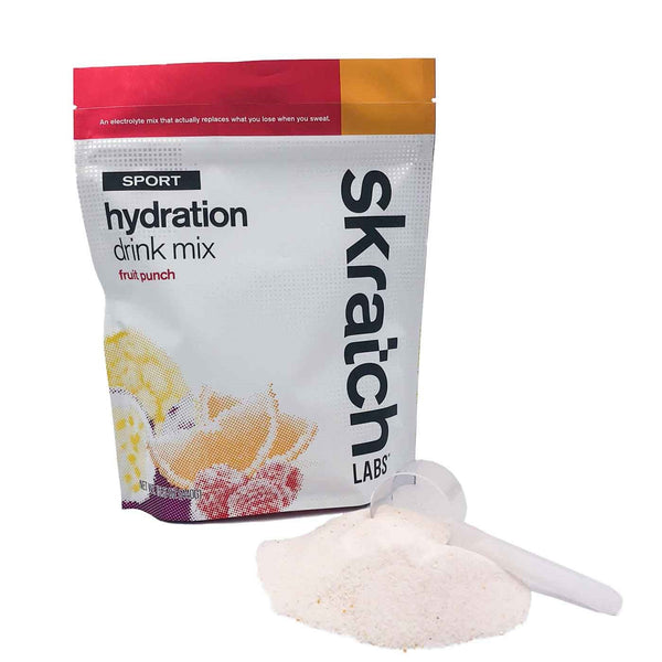 Sport Hydration Drink Mix, Fruit Punch, 20 Serving Resealable Pouch