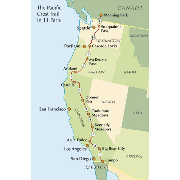 Pcta Pacific Crest Trail 2/e