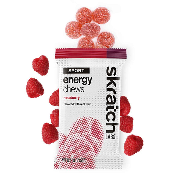 Sport Energy Chews, Raspberry, Single Serving
