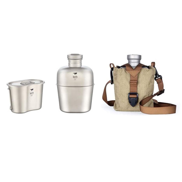 Titanium Canteen Mess Kit