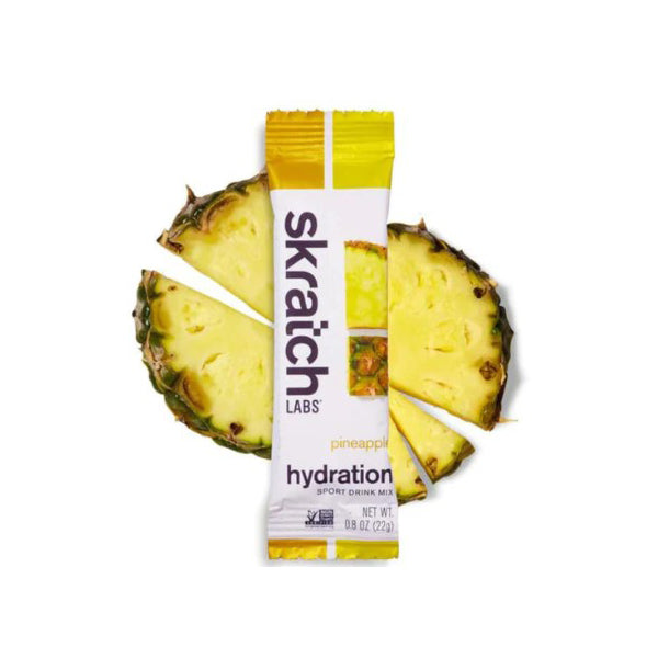 Sport Hydration Drink Mix, Pineapple Fruit, Single Serving